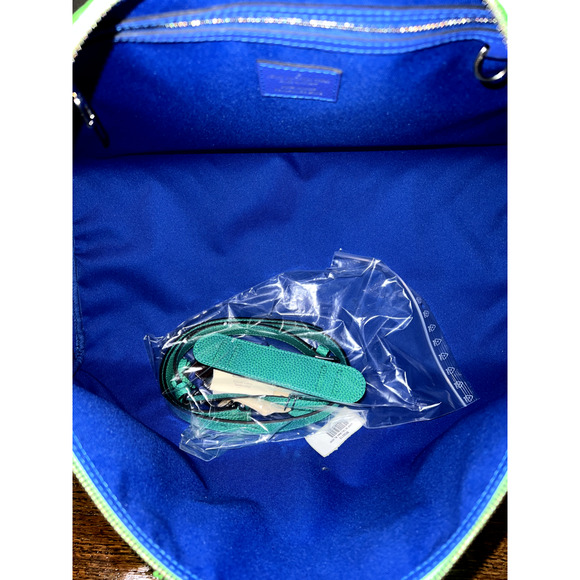 Louis Vuitton Keepall Bandouliere 50 Blue Green Taurillon Weekend Travel Bag - Picture 11 of 11